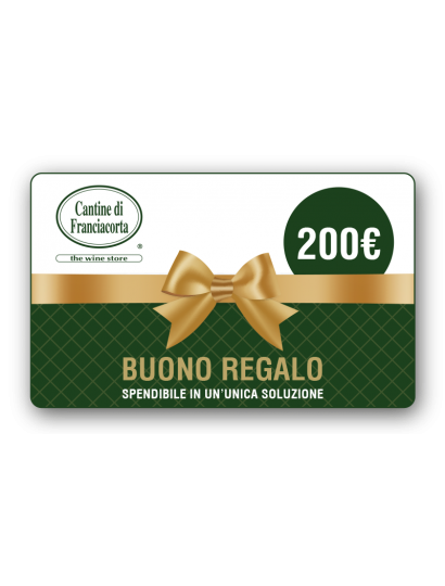 BUONO REGALO da 200 EURO